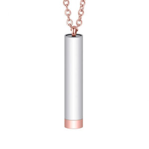 Adjustable 3D Pendant Necklace - Dual Engravings, 
