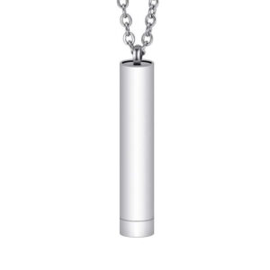Adjustable 3D Pendant Necklace - Dual Engravings, 