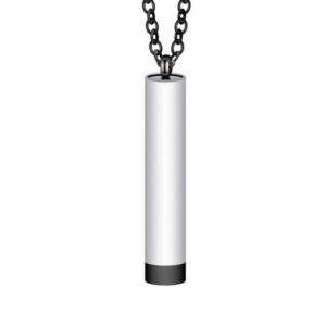 Adjustable 3D Pendant Necklace - Dual Engravings, 